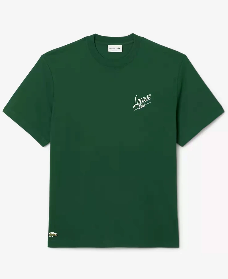 Lacoste Men's Printed Crewneck T-Shirt