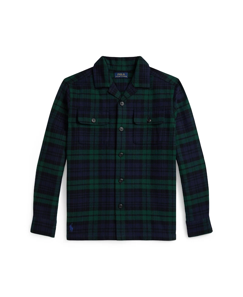 Polo Ralph Lauren Boys 2-7 Plaid Camp Collar Shirt