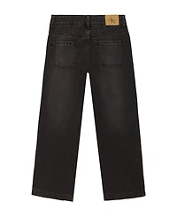Calvin Klein Girls 7-16 Seamed Wide-Leg Denim Jeans