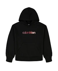 Calvin Klein Girls 7-16 Long Sleeve Pull-On Hoodie