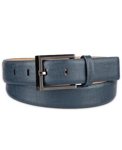 Calvin Klein Sleek Saffiano Dress Belt