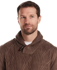 Weatherproof Vintage Men's Shawl Collar Sweater