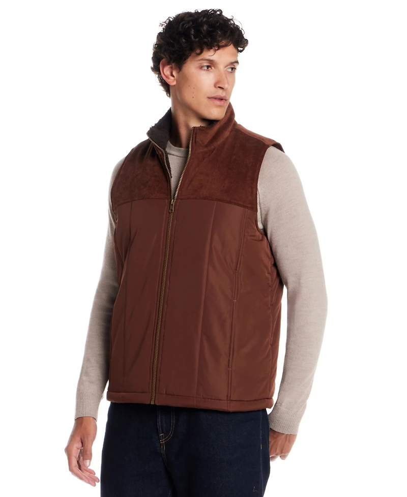 Weatherproof Vintage Men's Zippered Puffer Vest