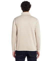 Weatherproof Vintage Men's Fleece Quarter Zip Sweater with Sherpa