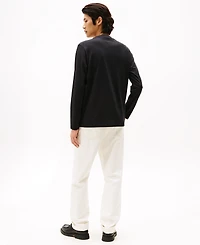 Tommy Hilfiger Men's Linear Flag Graphic Long Sleeves T-Shirt