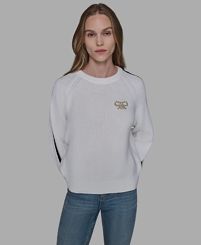 Karl Lagerfeld Paris Women's Crewneck Sweater