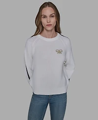 Karl Lagerfeld Paris Women's Crewneck Sweater