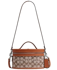 Coach Originals Crystal Signature Jacquard Trail Handbag