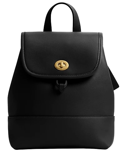 Coach Originals Glovetanned Leather Turnlock Backpack