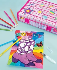 Make It Real Creative Artist Suitcase Art Set