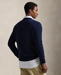 Polo Ralph Lauren Men's Dog-Intarsia Cashmere Sweater