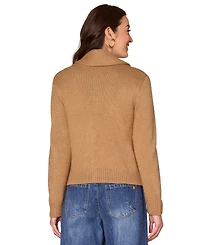 Democracy Petite Embroidered Cardigan