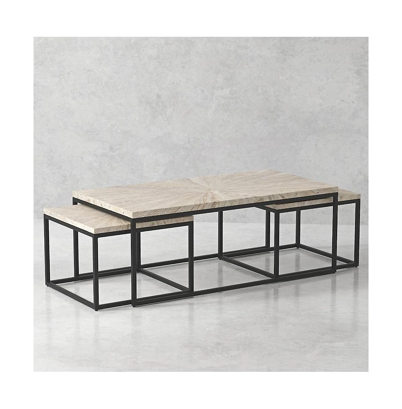 Parker House Furniture Parker House Crossings Monaco Rectangular Nesting Cocktail Table