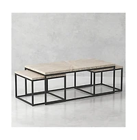 Parker House Furniture Parker House Crossings Monaco Rectangular Nesting Cocktail Table