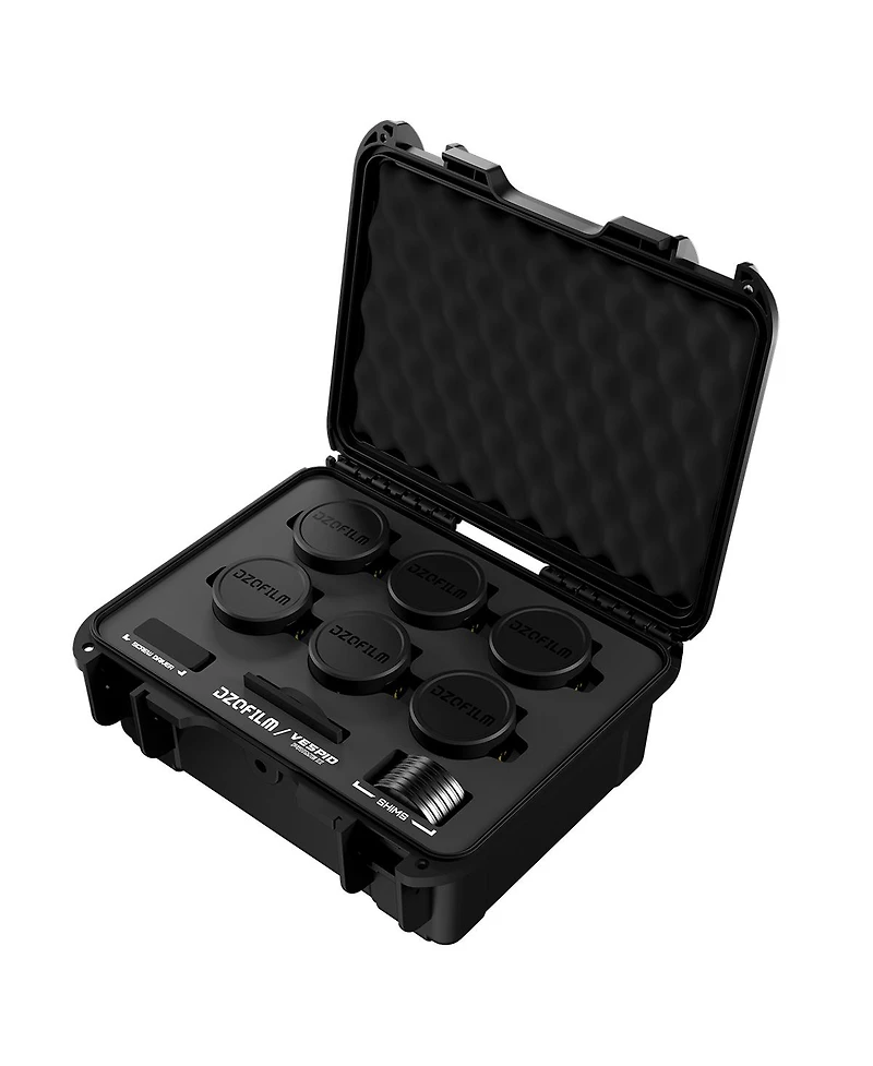 Dzofilm Vespid2 Prime Cinema 6-Lens Kit with 18mm, 24mm, 35mm, 50mm, 85mm, 105mm T1.9 Lens for Pl Mount