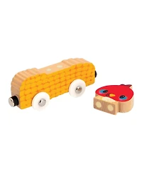 Janod Mix & Match Magnetic Animal Cars - Set of 6
