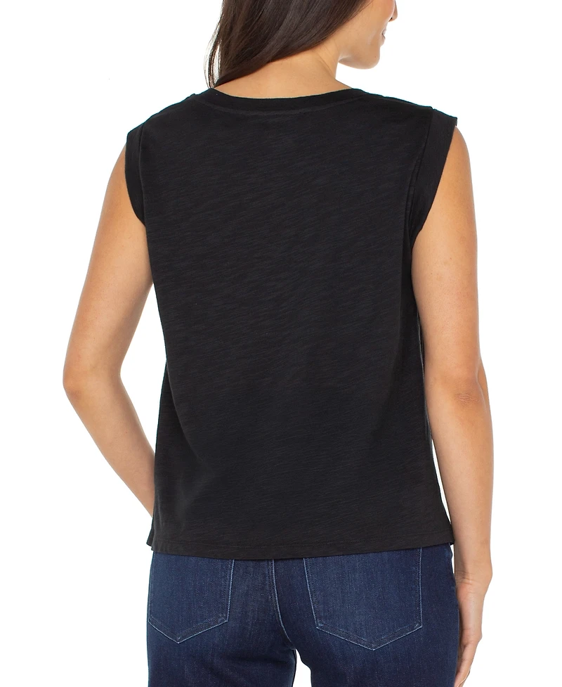 Liverpool Los Angeles Petite Sleeveless Knit Top