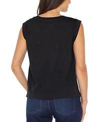 Liverpool Los Angeles Petite Sleeveless Knit Top