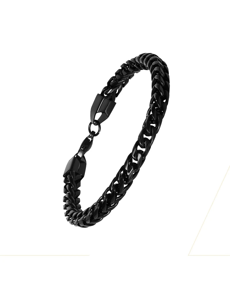 Lucky Brand Black 6MM Spiga Chain Bracelet - 8.75'' Chain