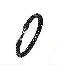 Lucky Brand Black 6MM Spiga Chain Bracelet - 8.75'' Chain