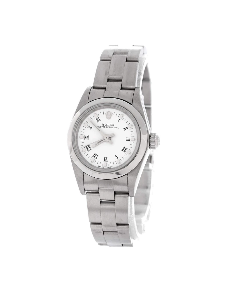 Pre-Owned Rolex Oyster Perpetual Automatic Watch in Stainless Steel 24mm
