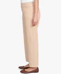 Ruby Rd. Petite Embroidered Stretch Pull-On Pants