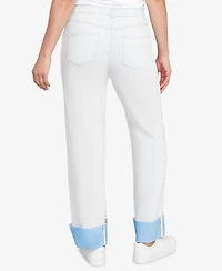 Ruby Rd. Petite Cuffed Pull-On Fly Pants