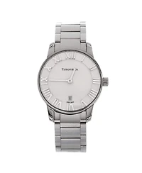 Pre-Owned Tiffany & Co Atlas 2-Hand Quartz Watch in Stainless Steel 29mm