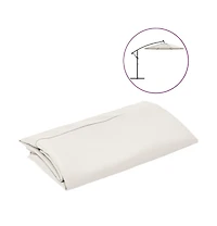 Replacement Fabric Sand White 100% polyester 137.8 in