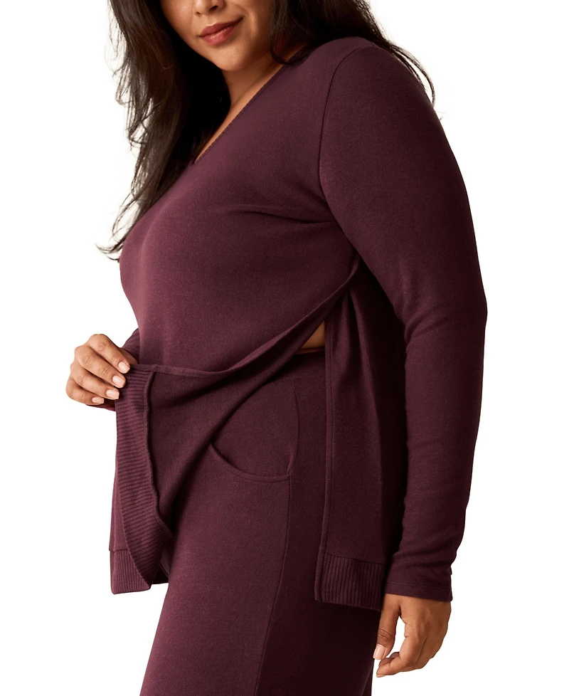 Kindred Bravely Maternity CozyKnit Nursing V-neck Top