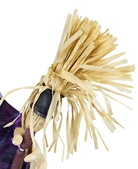 5.5' Lighted and Animated Witch Halloween Figure Decoration