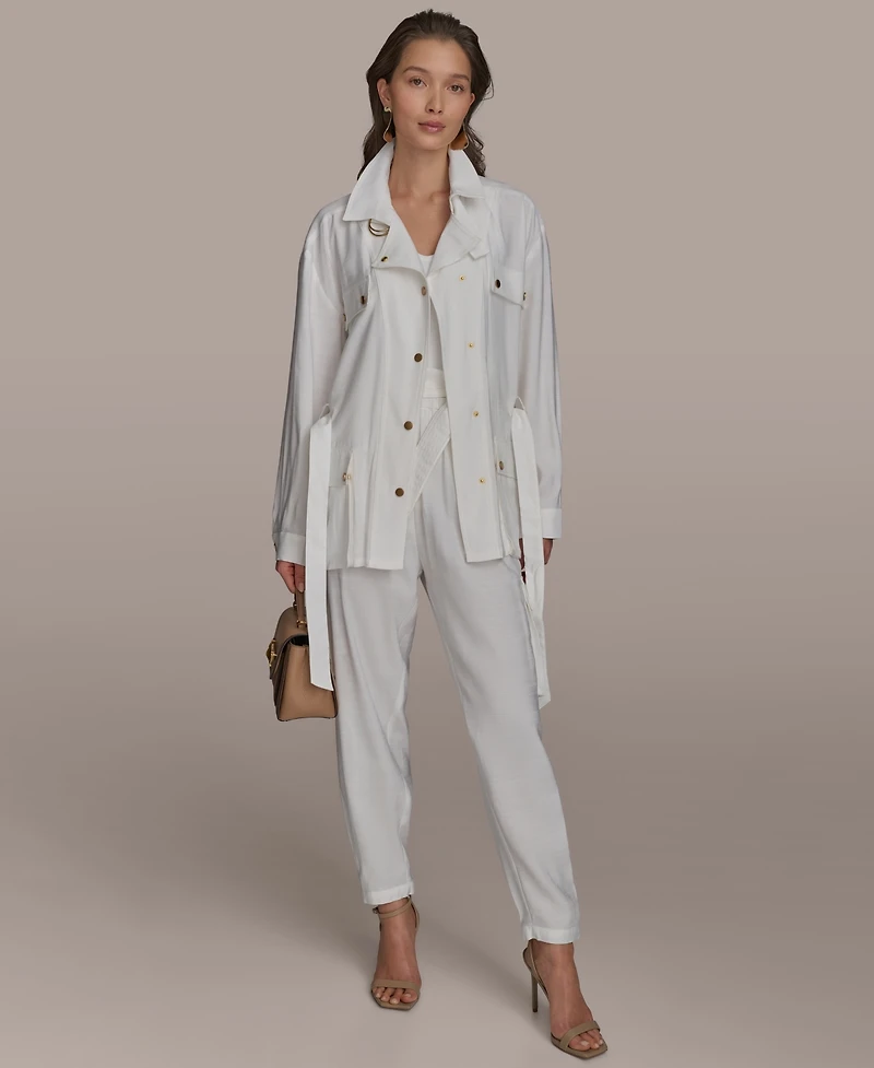 Donna Karan New York Women's Belted Utility Jacket