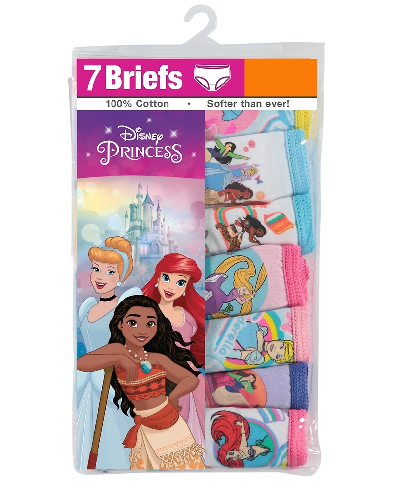 Disney Princess Big Girls 7Pack Underwear