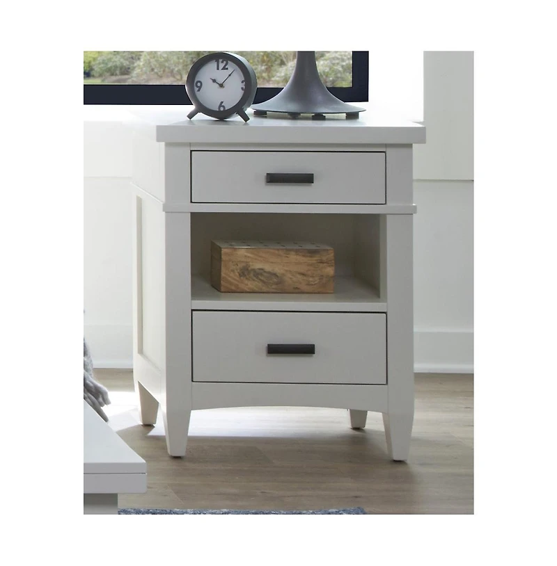 Parker House Furniture Parker House Americana Modern Bedroom 2 Drawer Nightstand