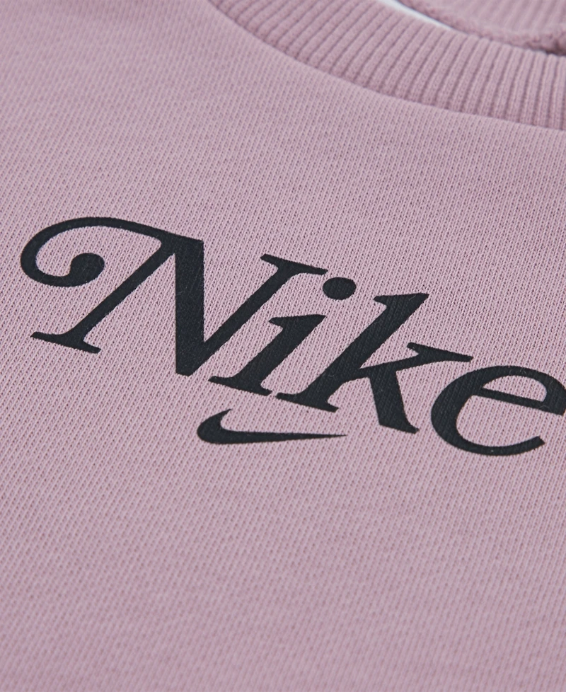 Nike Girls 2T-6X 2-Piece Solid Crewneck Top and Leggings Set