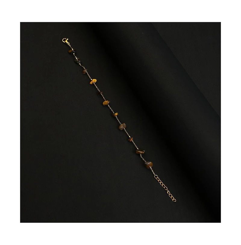 Sohi Women's Stone Chain Anklet