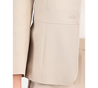 Le Suit Women's Notch-Lapel Mid-Rise Pantsuit