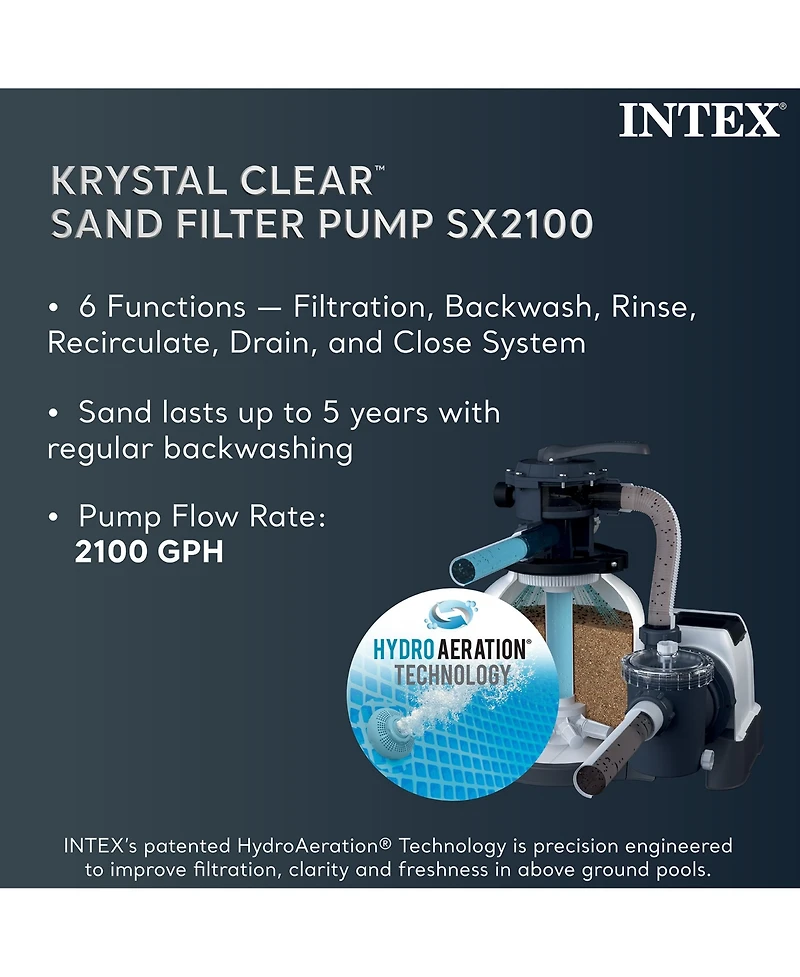 Intex Ultra Xtr 24ft x 12ft x 52in Rectangular Frame Pool & Sand Vacuum Cleaner