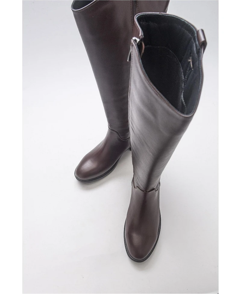 Forever & Always Shoes Acro Leather Boot (Women)