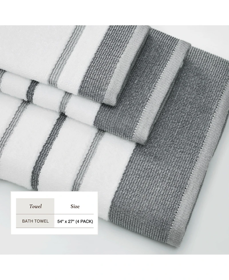 Linery & Co. Luxurious Cotton Decorative -Piece Bath Towel Set