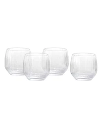 Fortessa Estiva Textured Double Old-Fashioned Glasses, Set of 4