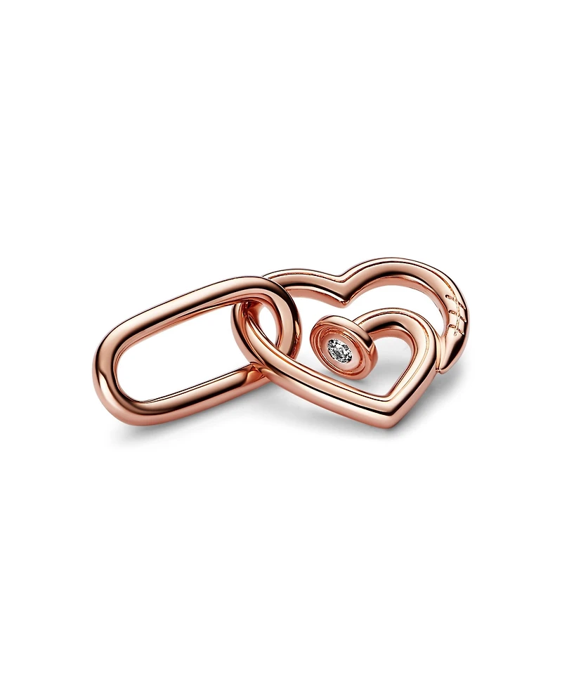 Pandora Rose Gold Plated Heart Link Clip Charms