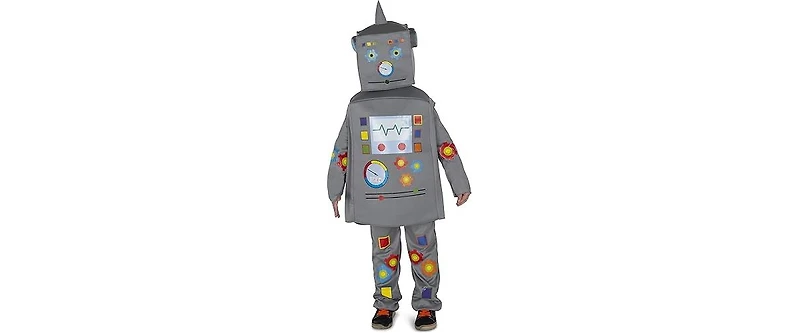 Dress Up America Kids Robot Tunic