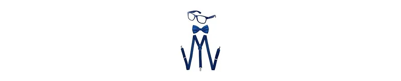 Dress Up America Kids Suspender, Bow Tie Accessory Set