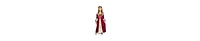 Dress Up America Kids Regal Queen Gown & Crown Costume Set