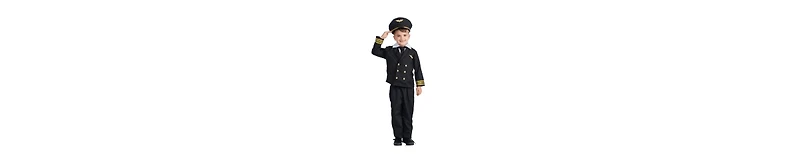 Dress Up America Toddler Pilot Costume Set