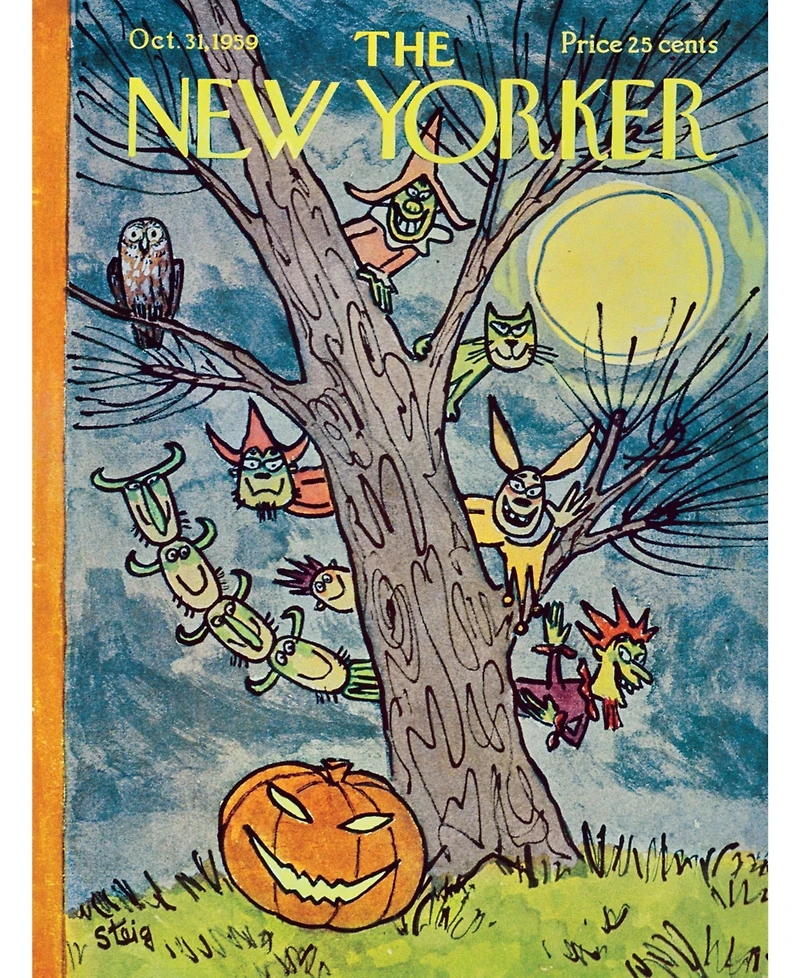 New York Puzzle Company Moonlit Mischief 500 Piece Puzzle