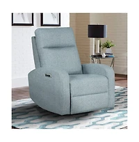 Parker Living Thriller - Natural Beauty Blue Power Swivel Glider Recliner