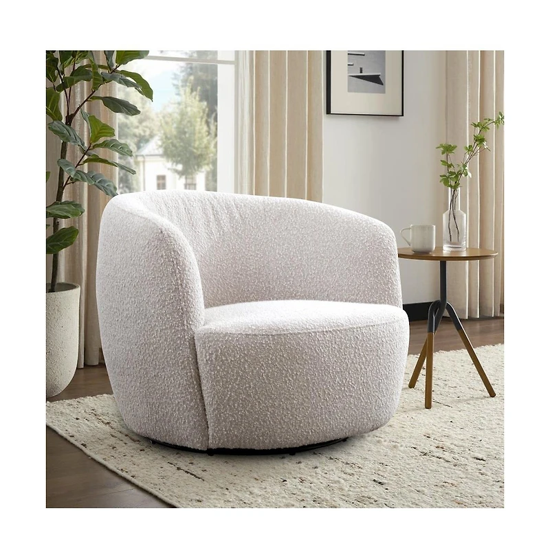 Parker Living Carina - Bloke Cotton Swivel Barrel Chair Two Pack