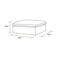 Parker Living Exhale - Mathis Thunder Ottoman